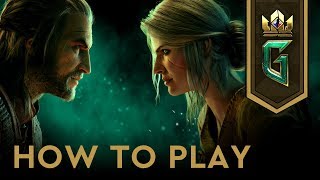 GWENT The Witcher Card Game  How to Play [upl. by Bernardi]