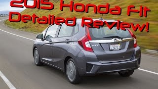 2015 Honda Fit Detailed Review and Road Test [upl. by Enitnelav]