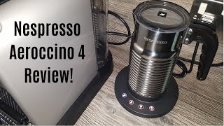 Nespresso Aeroccino 4 Milk Frother Review  Worth upgrading from the Aeroccino 3 [upl. by Attlee]