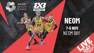 RELIVE  Qualifying Draw  FIBA 3x3 World Tour NEOM 2024 [upl. by Sineray427]