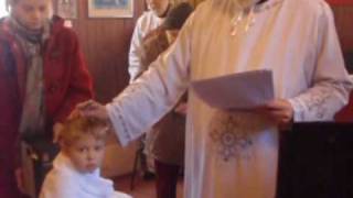 Baptism at British Orthodox Church Coptic [upl. by Hazel]