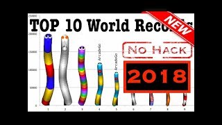 Slitherio  1  TOP 10 NEW World Records Ranking Hall Of Fame Compilation No MOD No Hack No zoom [upl. by Lowney373]