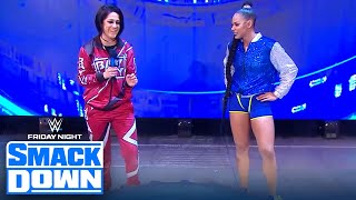 Bianca Belair and Bayley compete in Ultimate Athlete Obstacle Course  FRIDAY NIGHT SMACKDOWN [upl. by Nodnal]