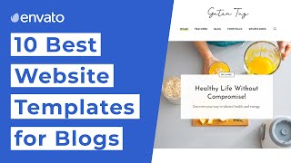 10 Best Website Templates for Blogs 2020 [upl. by Aynuat]