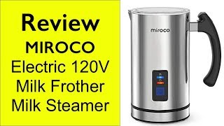 Review Miroco Milk Frother  How to make froth milk at home [upl. by Gniliem966]