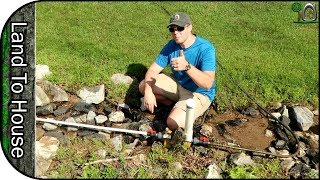 Small Creek Ram Pump Install [upl. by Ahsilra]