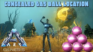 ARK Genesis  Congealed Gas Ball Location l EASY WAY TO OBTAIN [upl. by Nosam790]