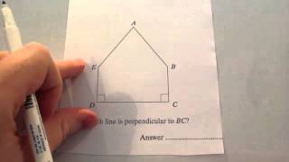 Perpendicular Lines  Corbettmaths [upl. by Tekcirk760]