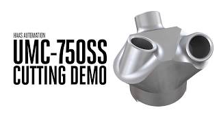 UMC750SS Cutting Demo  Haas Automation Inc [upl. by Demmy905]