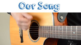 Our Song  Taylor Swift  Easy Guitar Lesson [upl. by Mailand]