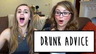 DRUNK ADVICE WITH LACI GREEN  Hannah Witton [upl. by Suoirred971]