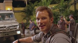 Jurassic World Cast Interview [upl. by Ihcehcu]