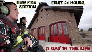 First 24 Hours in a New Fire Station  A Day in the Life [upl. by Norvall382]