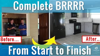 Complete BRRRR Rental From Start to Finish  Real Life BRRRR Method Example [upl. by Rosemonde]