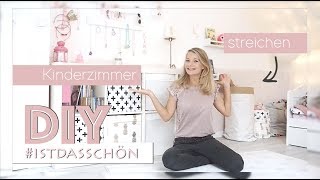 Nine macht´s  DIY  Kinderzimmer kreativ streichen  ein Mädchen Traum  delari [upl. by Eceryt770]