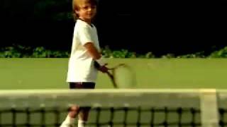 Andre Agassi amp Steffi Graf  Son Playing Tennis [upl. by Ajay]