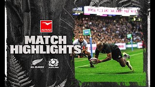 HIGHLIGHTS  All Blacks v Scotland 2022 Edinburgh [upl. by Lilian]