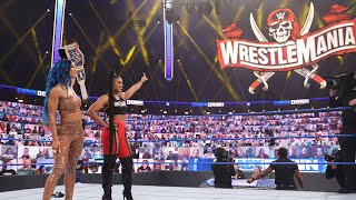 Bianca Belair reflects on her historic decision to battle The Boss at WrestleMania [upl. by Airbmac695]