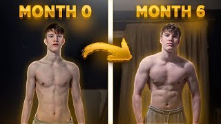 6 Month Body Transformation from Skinny to Less Skinny [upl. by Ambrosane]