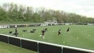 How to improve endurance and core strength  Soccer training drill  Nike Academy [upl. by Marcie]