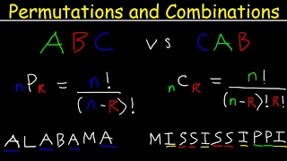 Permutations and Combinations Tutorial [upl. by Surad]