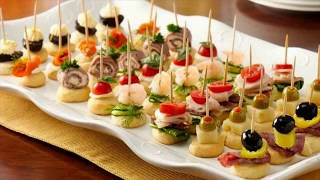 Christmas amp New Year Party Appetizers Finger Food Recipes amp Ideas [upl. by Aihsemot]