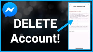 How To DELETE Messenger Account [upl. by Enimzaj871]