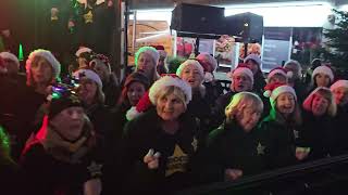 WHAT CHRISTMAS MEANS TO ME Rock Choir at Birkdale Lights Switch On 1st December 2024 [upl. by Ignatz]