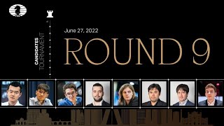 FIDE Candidates 2022  Round 9 [upl. by Duane]