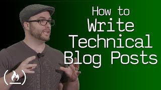 How to write technical blog posts  talk by Quincy Larson [upl. by Jezebel]