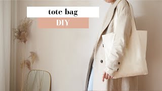 DIY  TOTE BAG nähen  perfektes AnfängerProjekt [upl. by Austina]