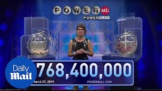 Winning numbers read in historic 768M Powerball drawing [upl. by Rehpotsirhcnhoj978]