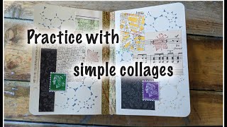 Simple collage practice ⭐️ Collage for beginners [upl. by Klepac386]