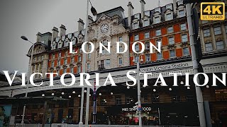 London Victoria Station Walk Through England 4K [upl. by Noet]