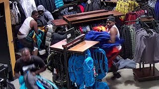 Robbery suspect locked inside Texas store prays begs to be released [upl. by Tekcirc]