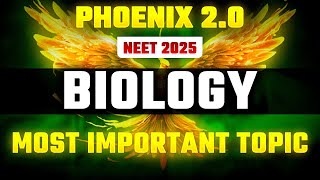 Phoenix 20 Biology Most Important Video for NEET 2025  Udaan [upl. by Boycie]