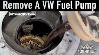 How To Remove A VW Fuel Pump  Salvage Yard Tips [upl. by Fortunio3]