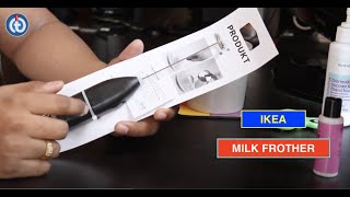 IKEA MILK FROTHER Review amp Battery Installation [upl. by Attelrahc]