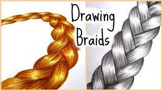 My Drawing tips  n°2 Dessiner des tresses [upl. by Otto]