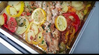 Recette De Poisson Au Four سمك في الفرن [upl. by Dorise867]