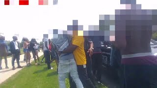 Cleveland Heights High School fight caught on body camera [upl. by Anyt412]