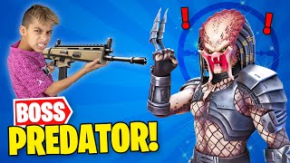 Unlocking PREDATOR Boss in FORTNITE  Royalty Gaming [upl. by Letney]