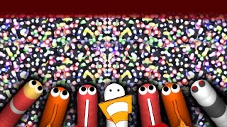 WORLD RECORD MASS SLITHERIO SERVER  Slitherio Gameplay  Hacking Slitherio Hack  Mods [upl. by Autry49]