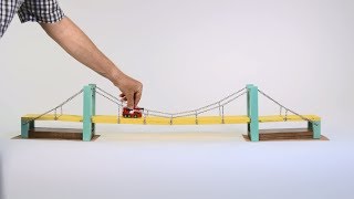 Building our DIY suspension bridge [upl. by Indnahc]