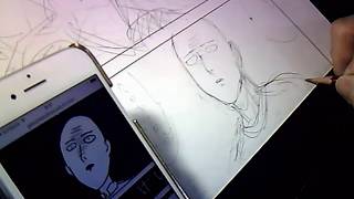 Yusuke MURATA  Live Drawing 26 Pencilling amp Inkink manga page [upl. by Arbua]