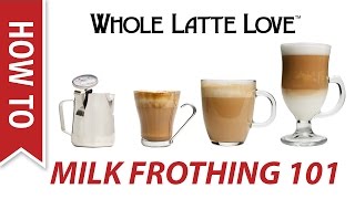 Milk Frothing for Beginners [upl. by Carce]