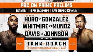 Tank vs Roach FIGHT NIGHT PRELIMS  TankRoach [upl. by Enenaej]