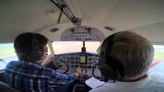 Flying Lockheed 10A in Newton KS [upl. by Eanrahs]