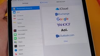 iPad Pro How to Add Gmail Email Address amp Use Setup Multiple Gmail Accounts [upl. by Bergeman]