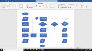 How To Create Flowcharts In MS Word 2021 [upl. by Leeban355]